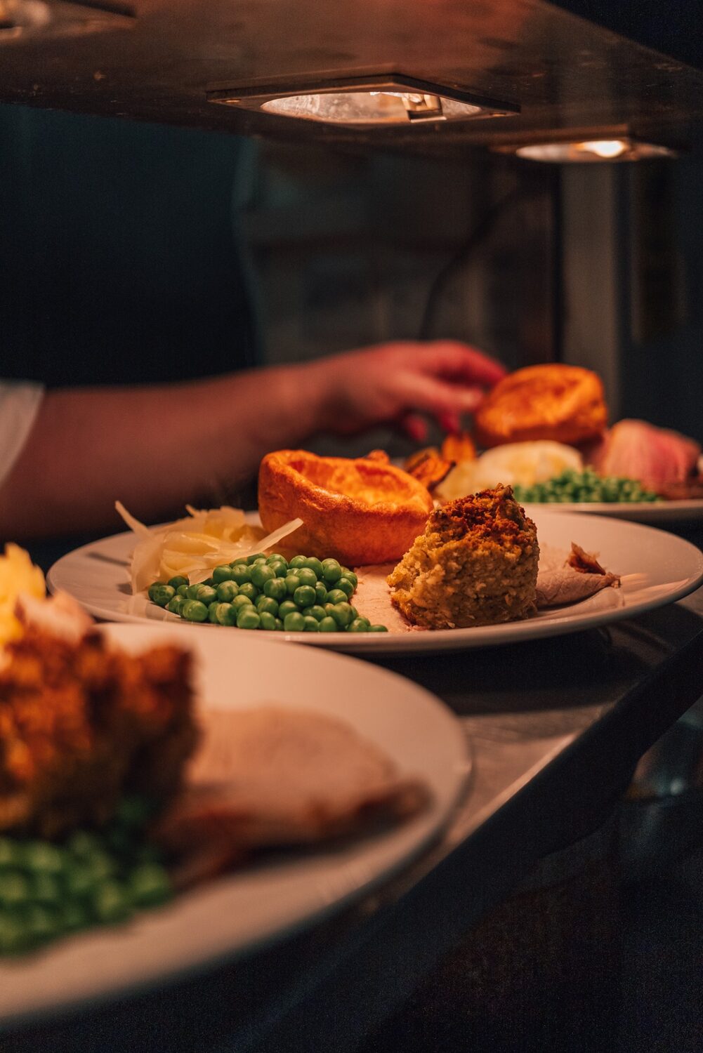 Sunday roast dishes being served at The Hatfield Chace